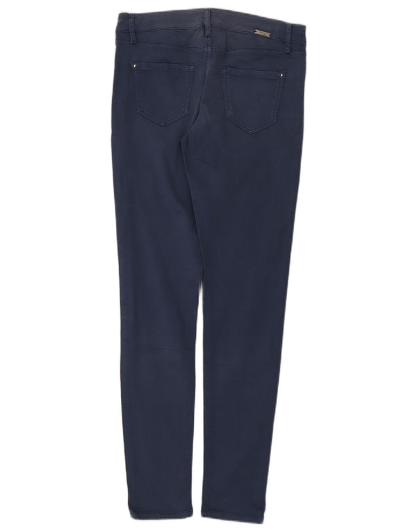 Massimo Dutti Pantalon décontracté skinny pour femme EU 38 Small W28 L29 Bleu marine
