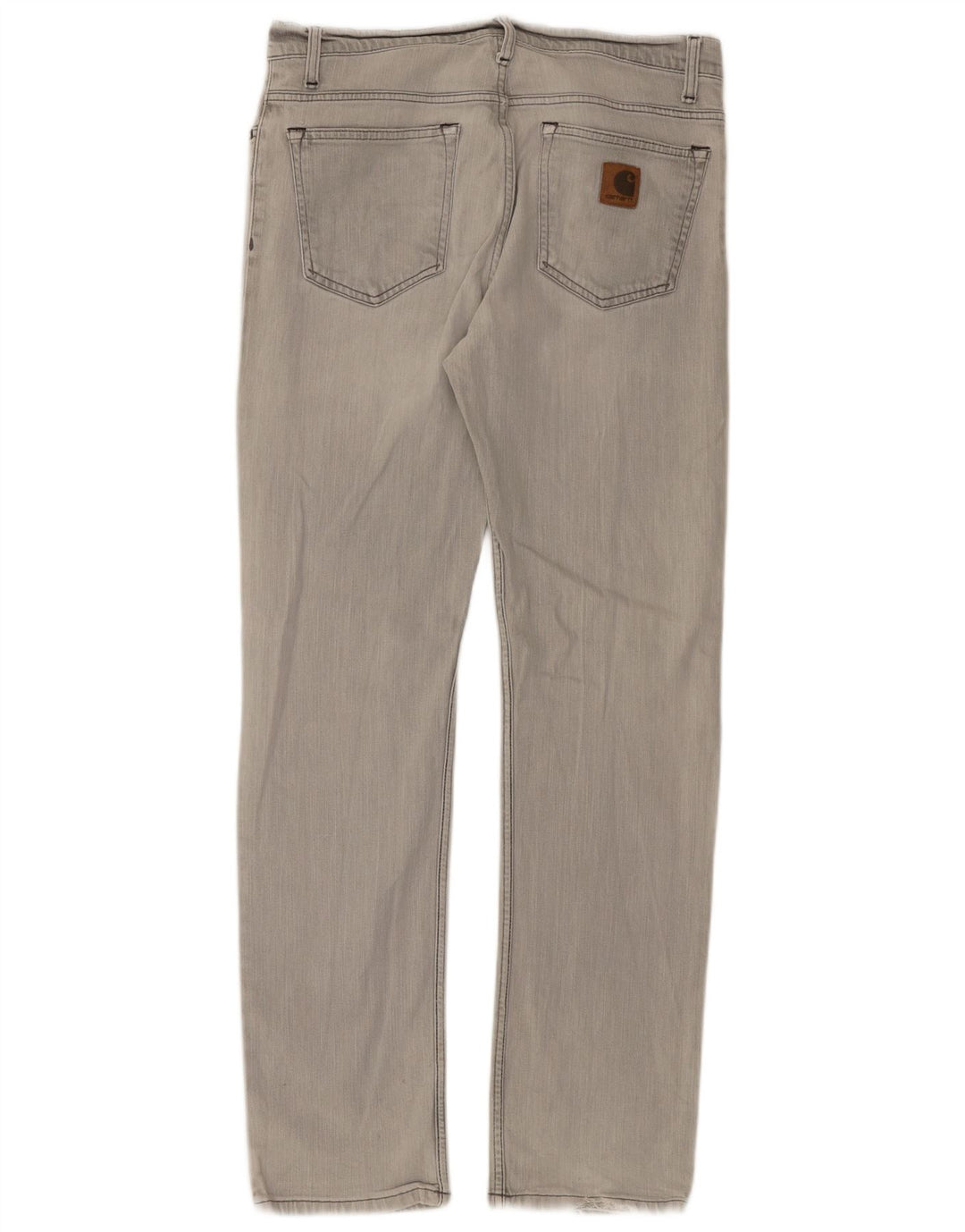 Carhartt Jean droit homme W34 L34 gris coton