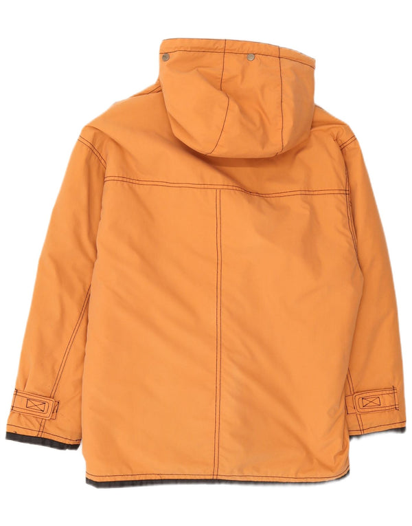 veste coupe-vent à capuche vintage pour homme UK 40 Large Orange