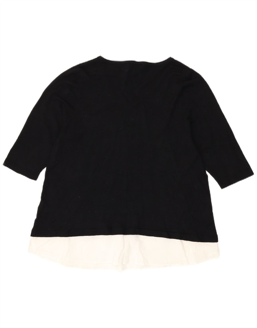 Marks & Spencer Haut chemisier autographe pour femme UK 44 Noir moyen colour block