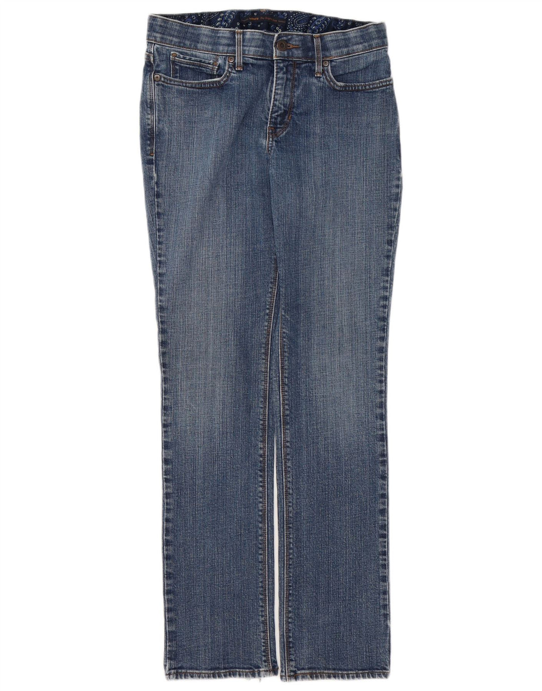 LEVI'S Jean droit 525 pour femme US 6 Medium W28 L31 Bleu Coton