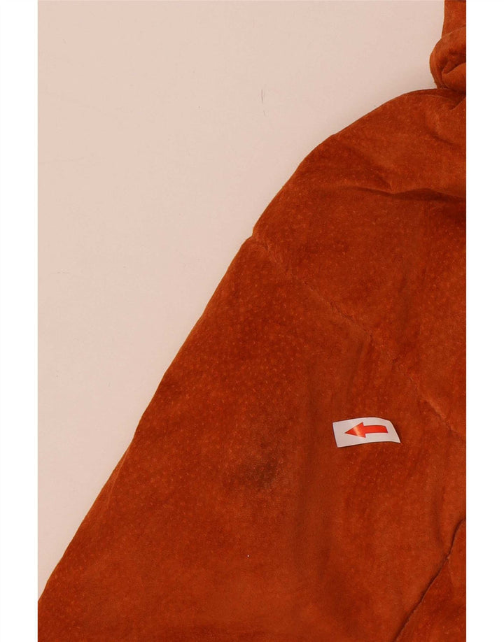 Fox Veste à capuche en daim pour femme UK 18 XL Orange