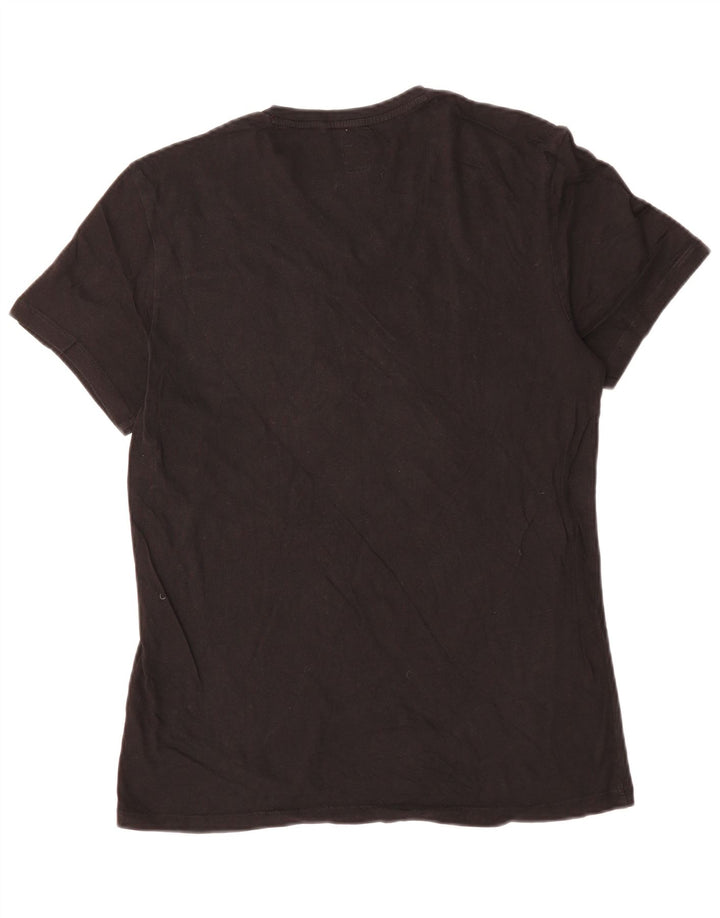 CALVIN KLEIN T-Shirt Graphique Coupe Slim Homme Noir Moyen Coton