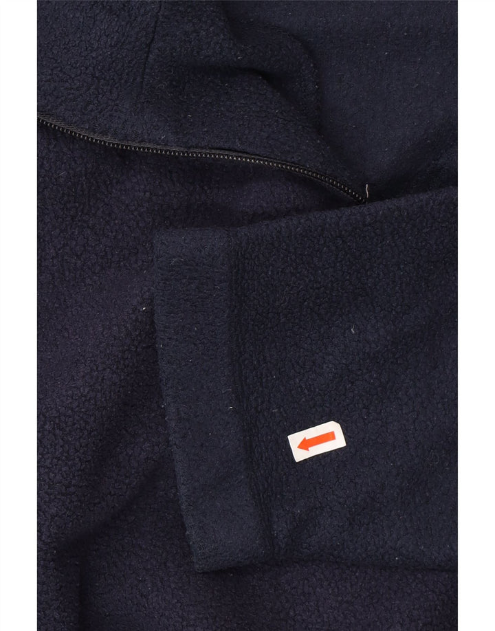 KAPPA Pull Polaire Col Zippé Homme Bleu Marine Moyen