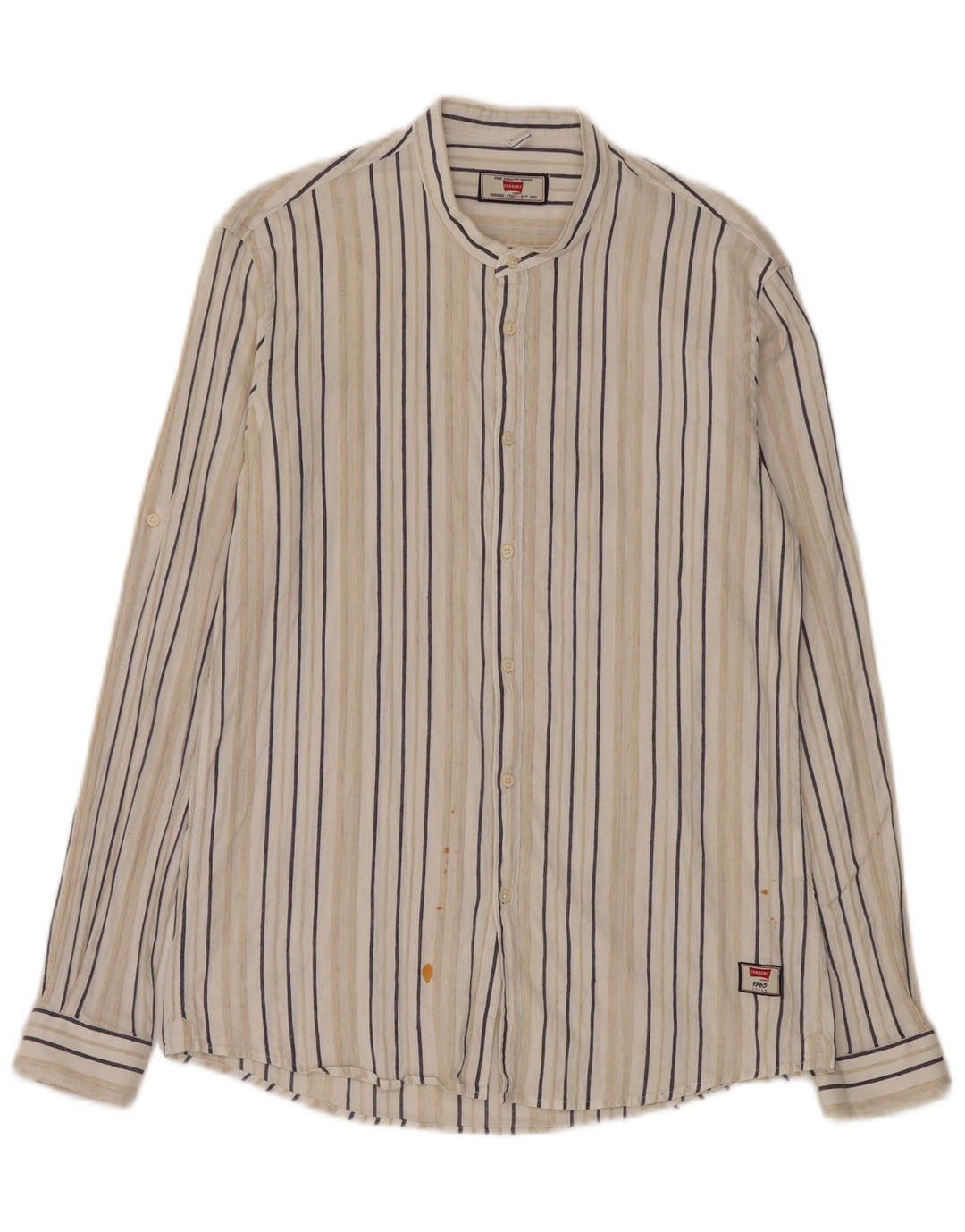 Carrera Chemise Regular Fit Grand Lin Rayé Blanc