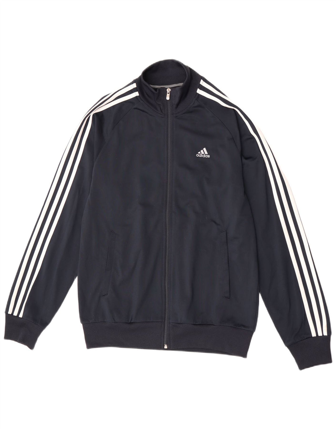 Adidas Hommes Clima 365 Survêtement Top Veste Petit Bleu Marine Polyester