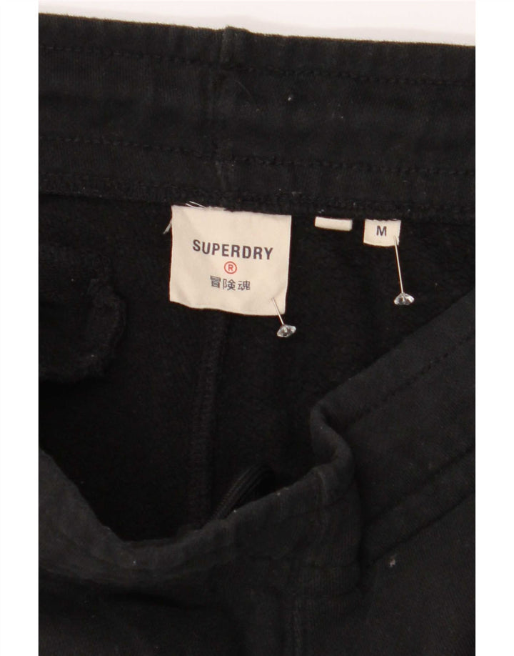 Superdry Pantalon De Survêtement Joggers Homme Noir Moyen Coton