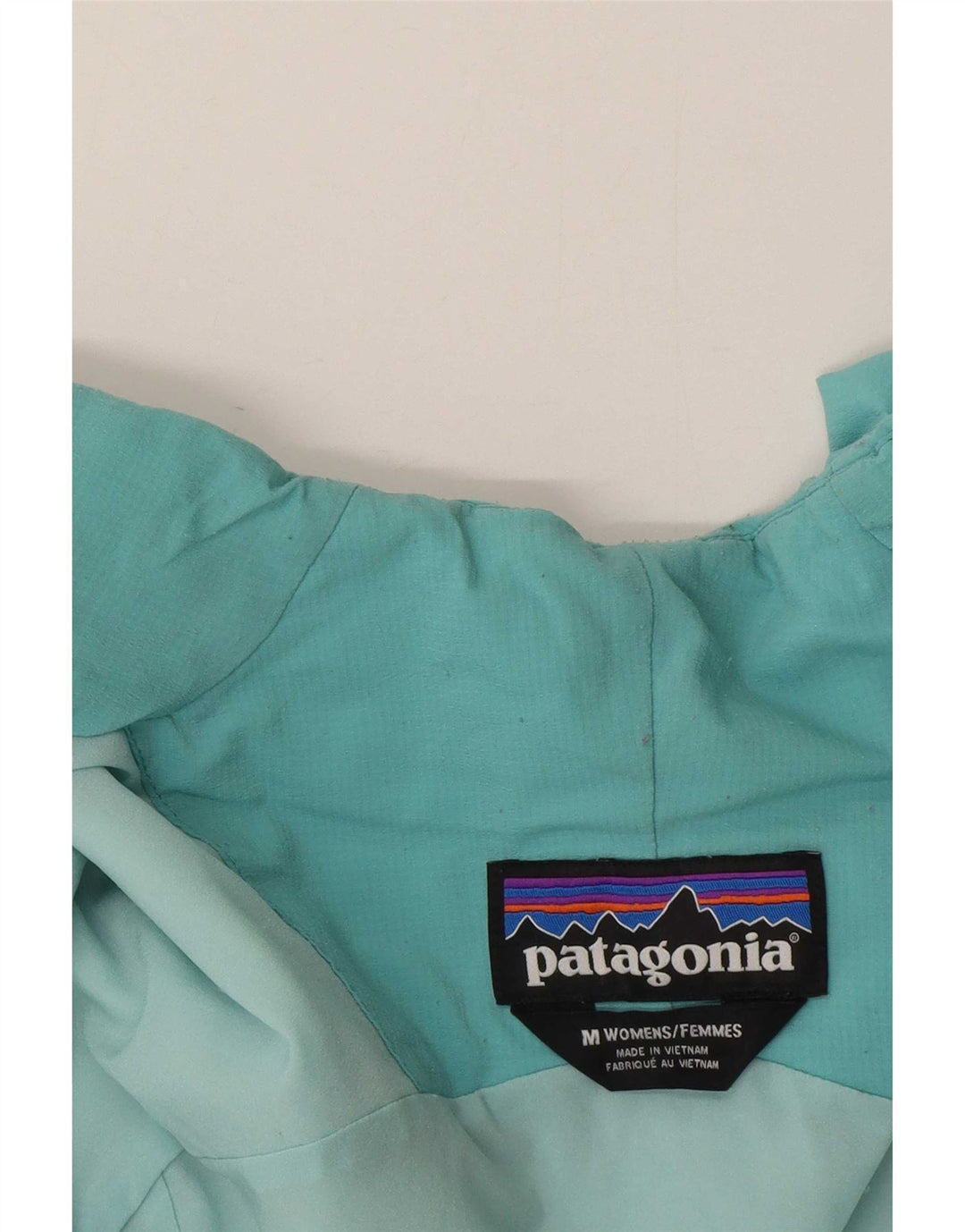 Patagonia Veste coupe-vent pour femmes UK 14 Nylon vert moyen