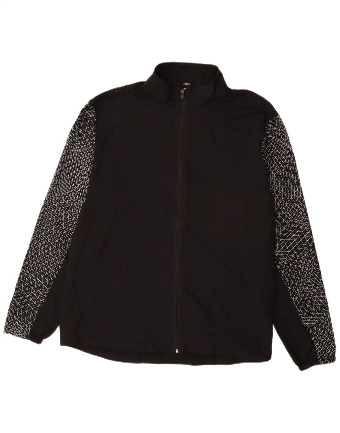 MARKS & SPENCER Veste de survêtement pour homme 2XL Noir à carreaux Polyester