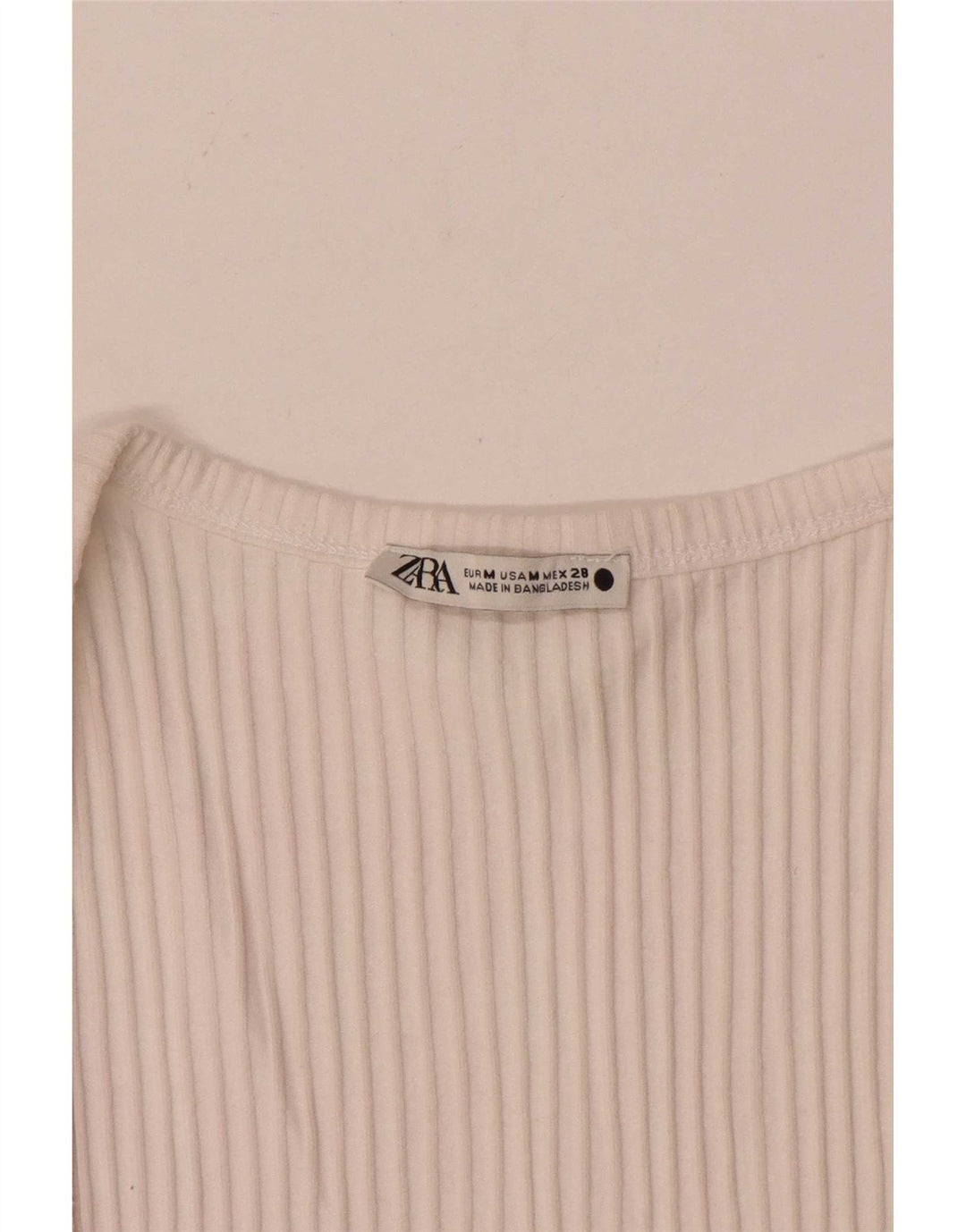 Zara Femme Débardeur UK 12 Medium Off White