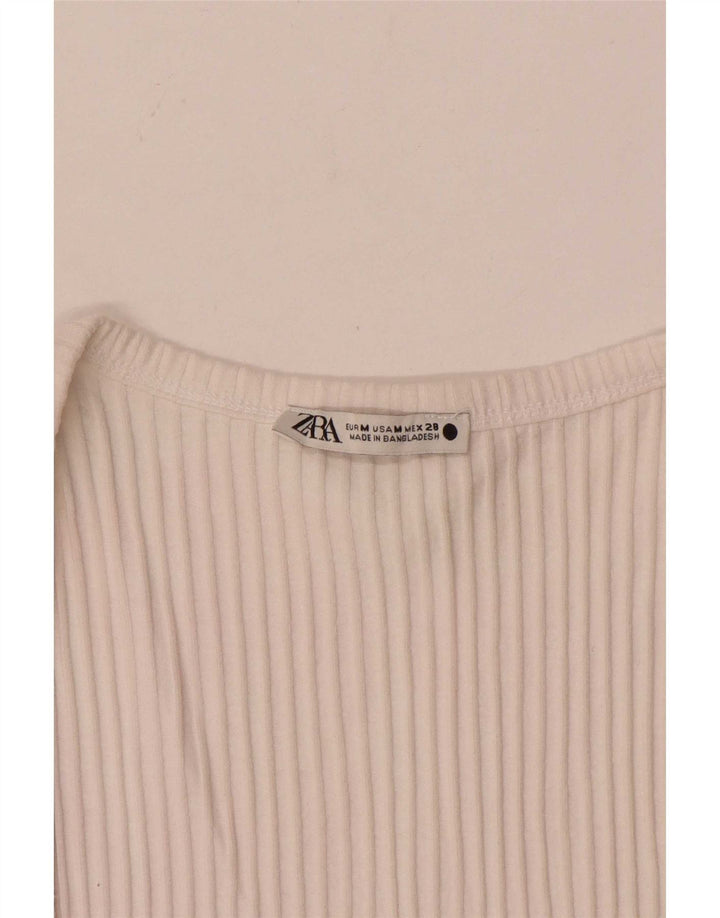 Zara Femme Débardeur UK 12 Medium Off White
