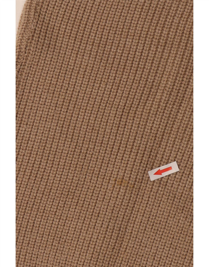 Ferrone Cardigan sans manches pour homme en laine beige