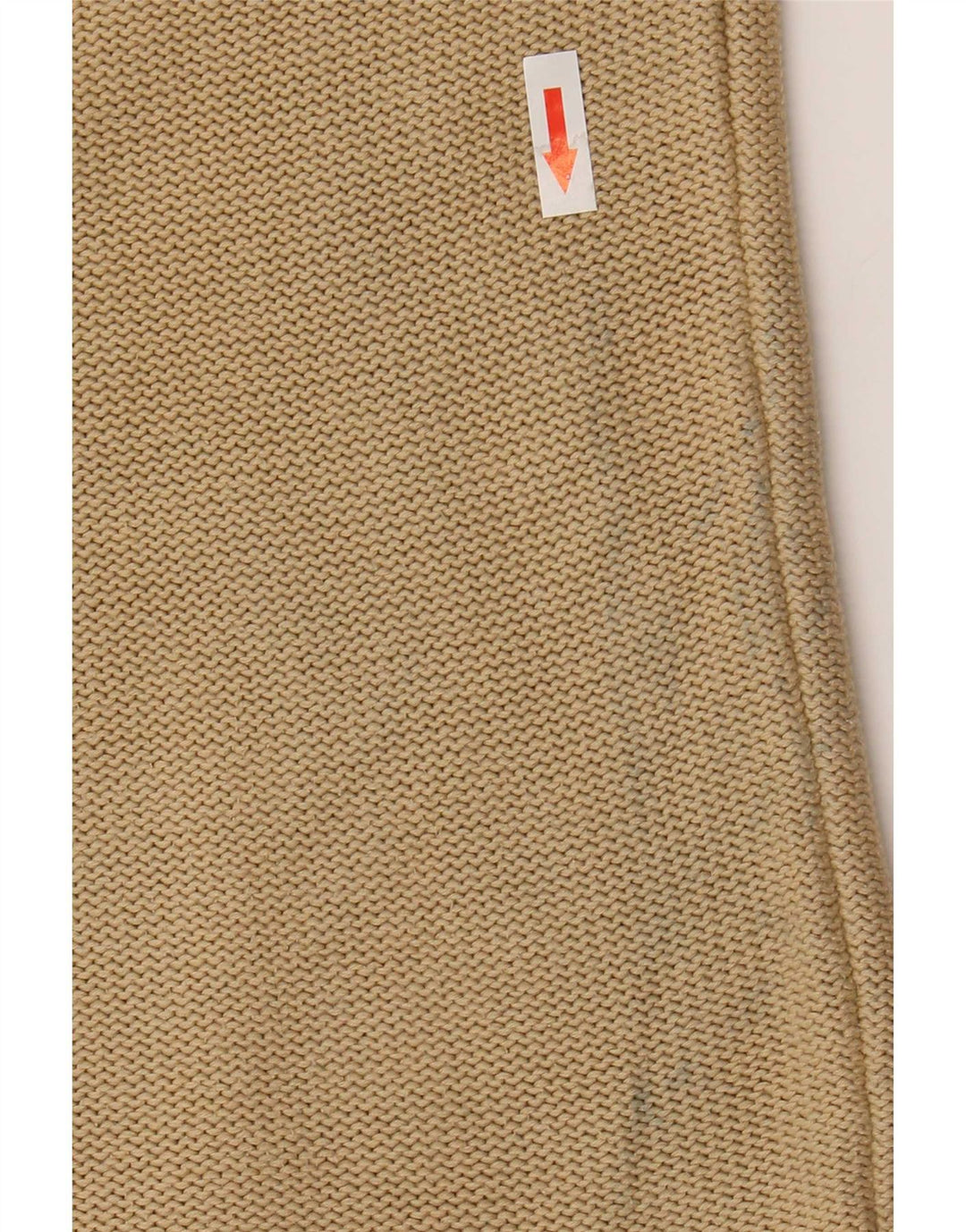 Armani Jeans Pull à col rond pour homme Petit coton beige