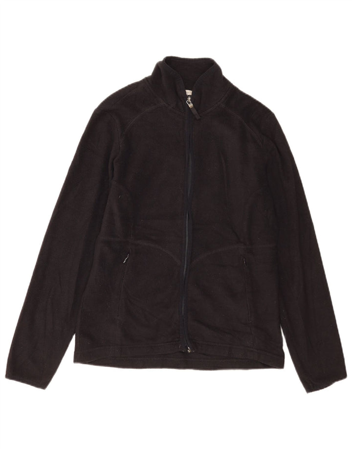 Marks & Spencer Veste polaire surdimensionnée pour femme UK 10 Small Noir Polyester