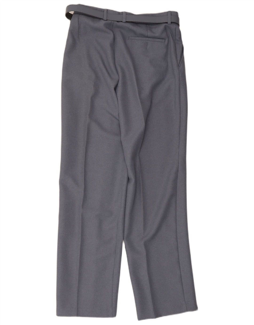 Pantalon de costume droit femme vintage W34 L30 Gris Polyester