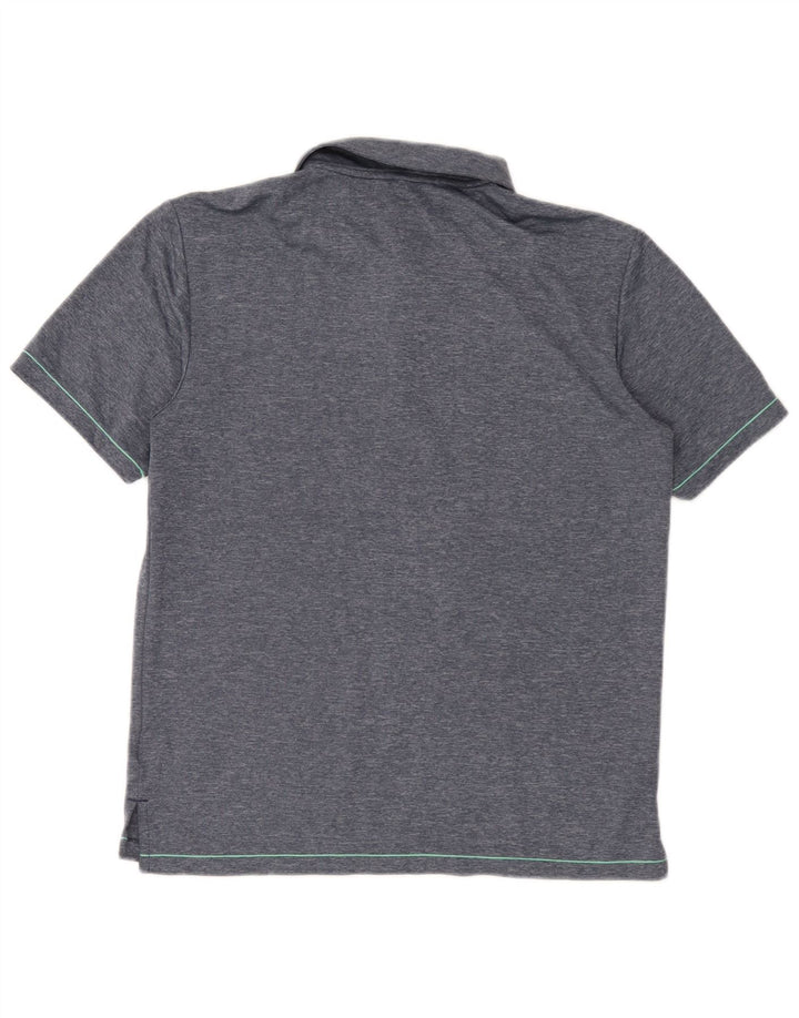 Adidas Polo de golf pour homme Petit bleu Polyester