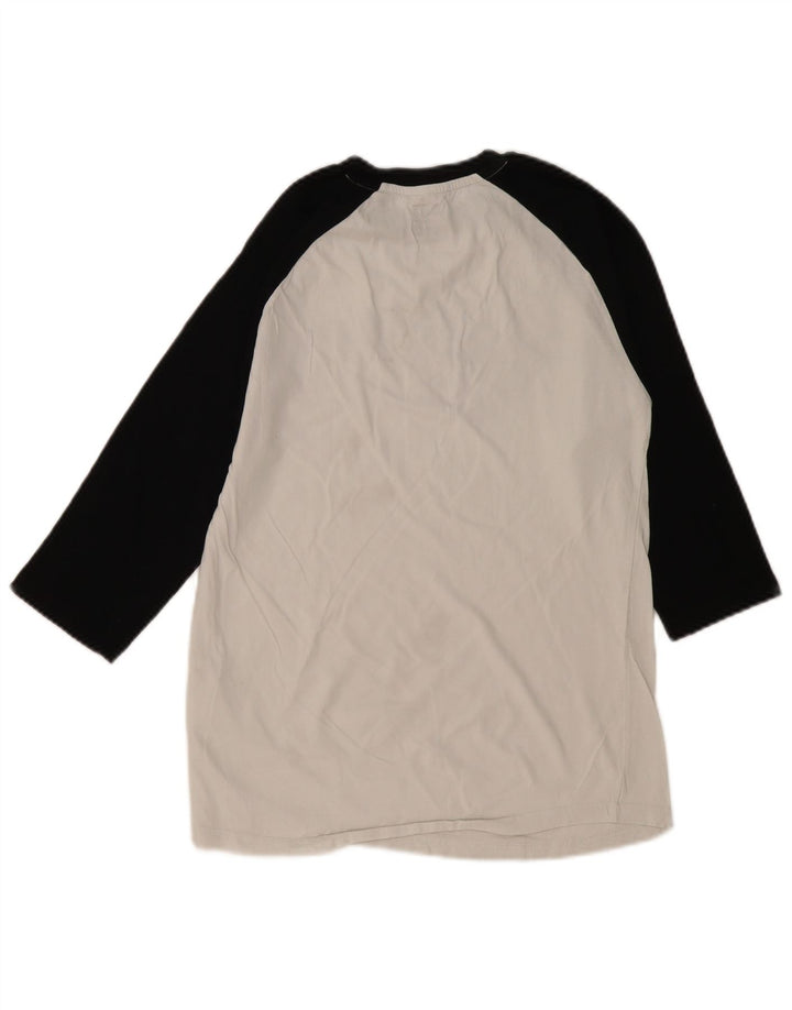 VANS Haut graphique coupe slim à manches 3/4 pour homme Petit blanc en coton color block