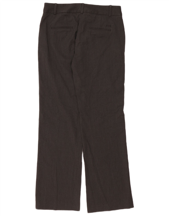 JIGSAW Pantalon de costume droit pour femme UK 12 Medium W34 L34 Gris Polyester