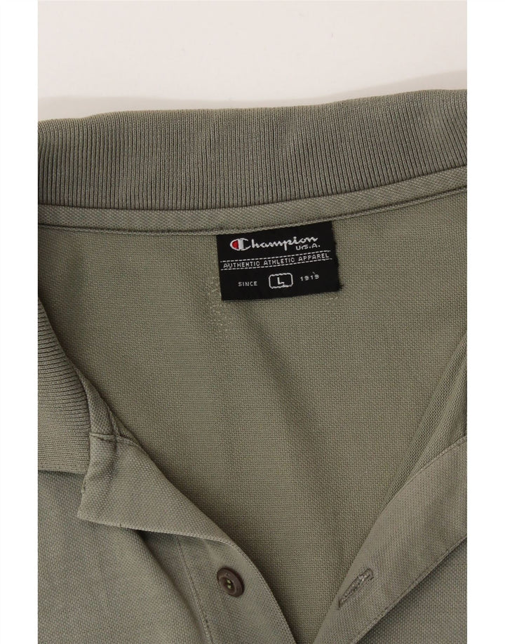 Champion Polo Homme Grand Kaki Coton