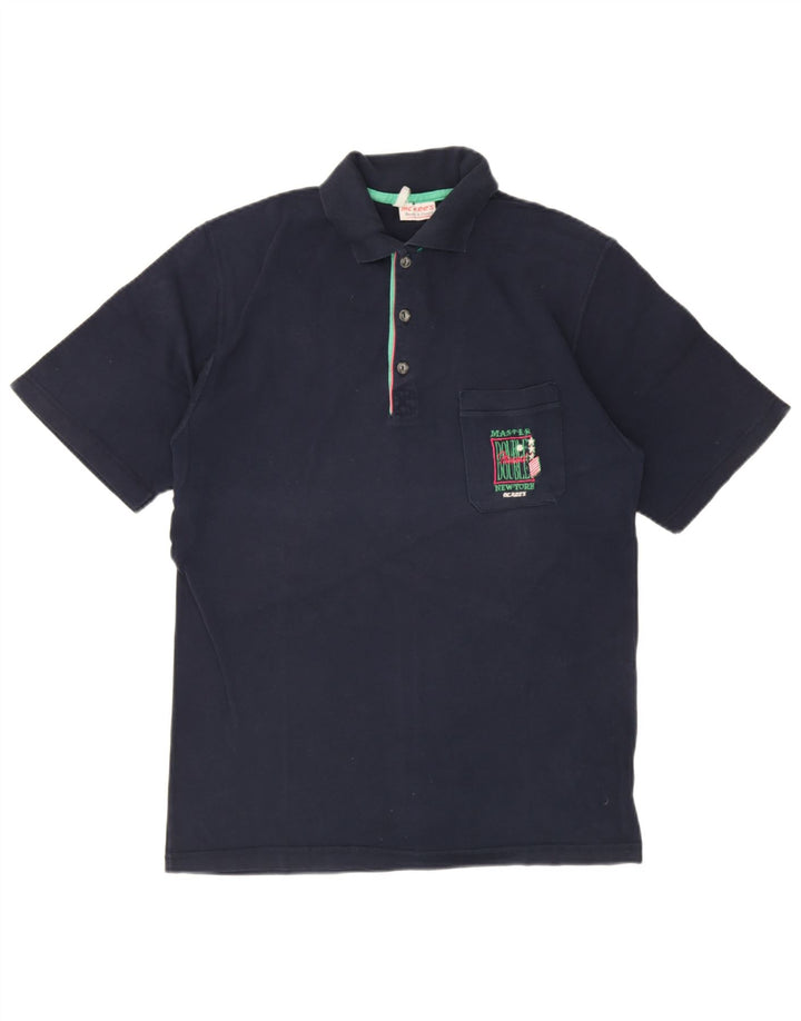 MC Kee's Polo Homme IT 52 Large Bleu Marine Coton