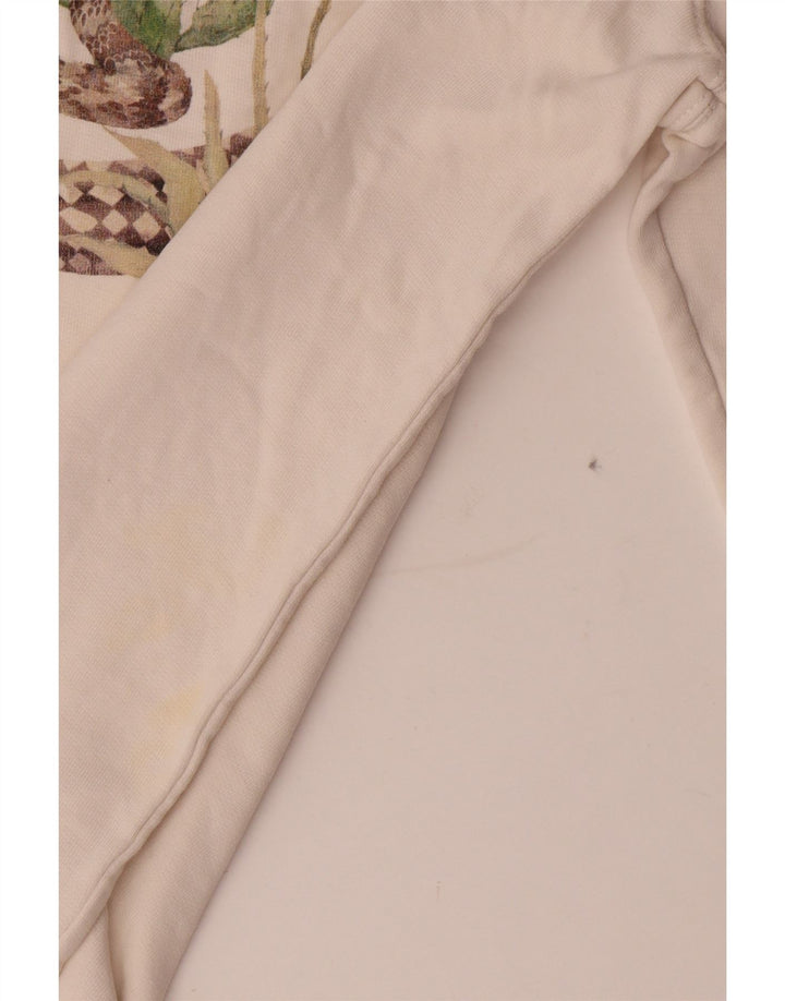 Vans Sweat-shirt graphique pour hommes, petit coton blanc