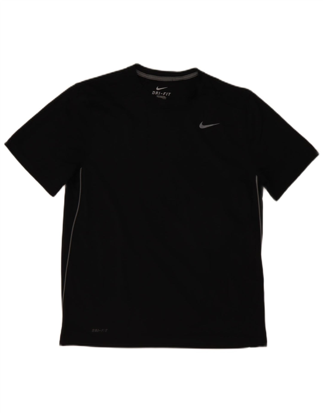 NIKE Hommes Dri Fit T-Shirt Haut Grand Noir Polyester