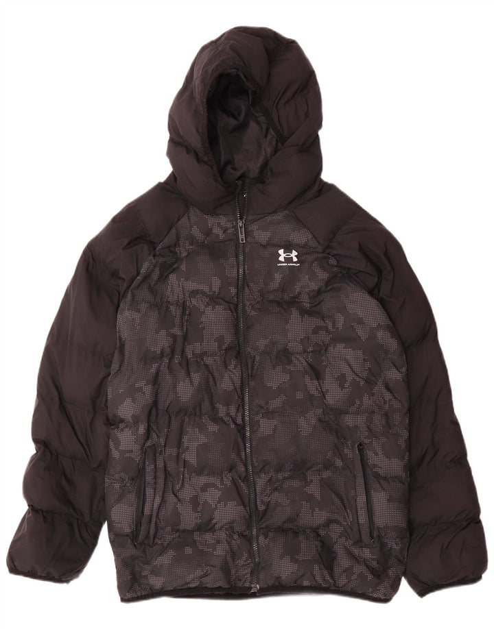Under Armour Veste matelassée à capuche garçon 13-14 ans Noir Camouflage
