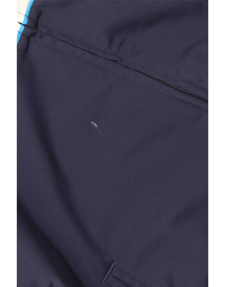 Puma Veste de survêtement pour homme Taille S Bleu marine Colorblock Polyester