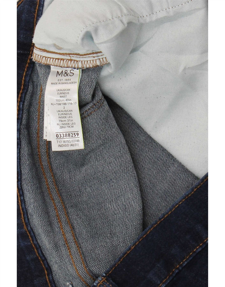 Marks & Spencer Jean Slim Homme W40 L31 Bleu Marine Coton
