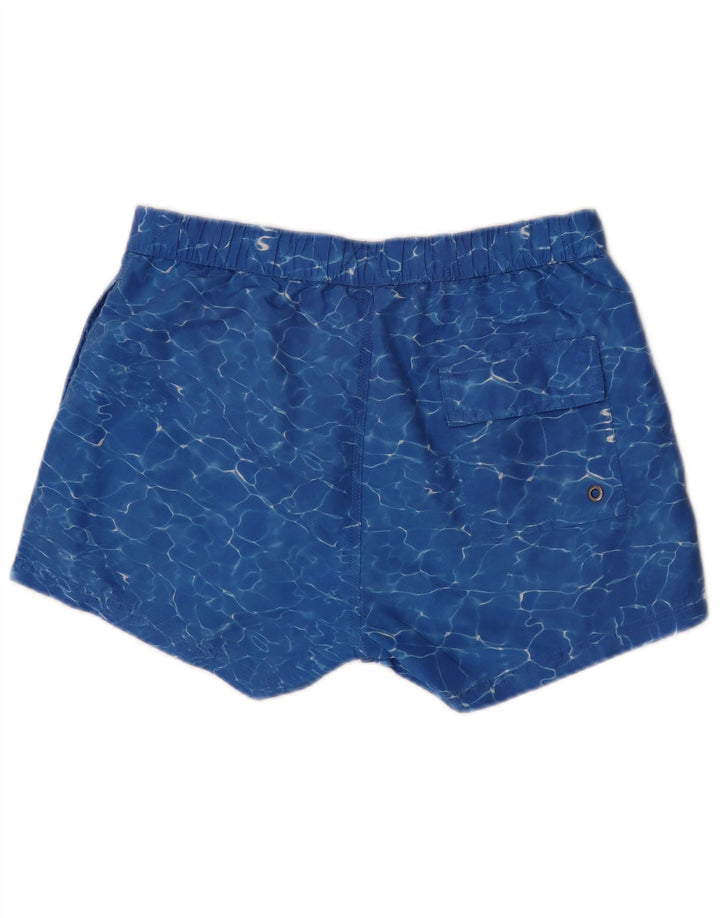 Best Company Short de bain pour homme en polyester bleu moyen Tie Dye