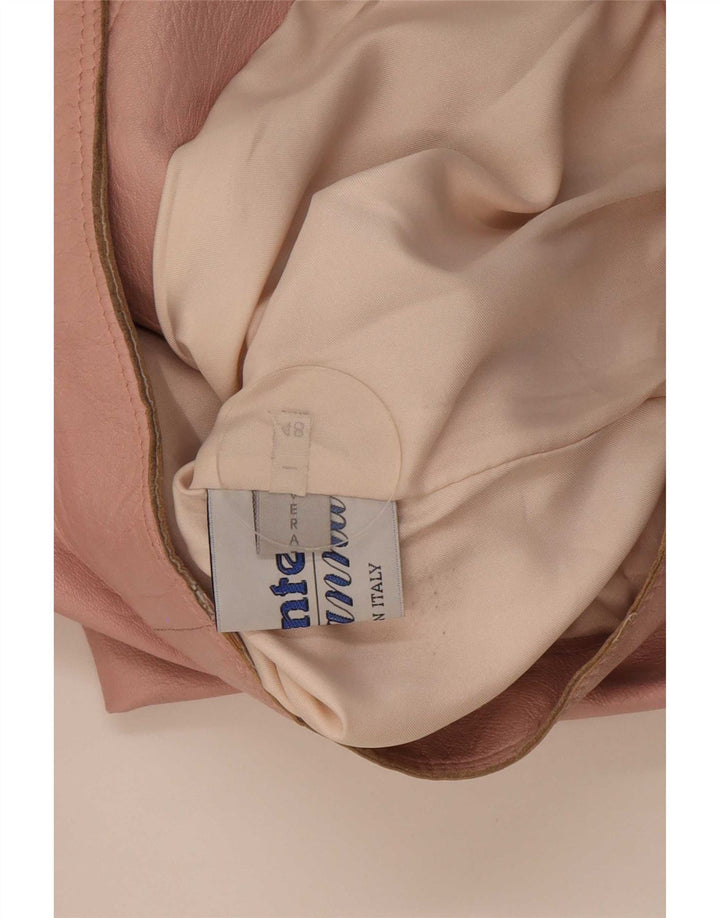 Wanted Veste de course en cuir pour femme IT 48 XL Rose