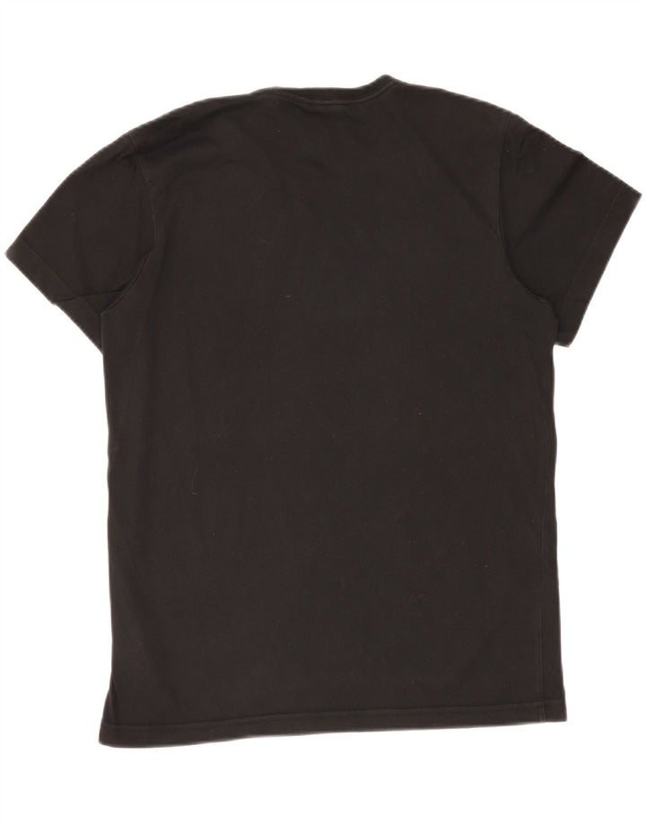 ADIDAS T-shirt graphique pour homme en coton noir moyen