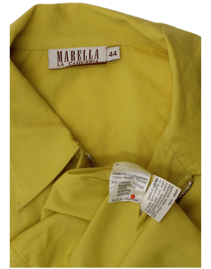 Marella Chemise Femme IT 44 Coton Jaune Moyen
