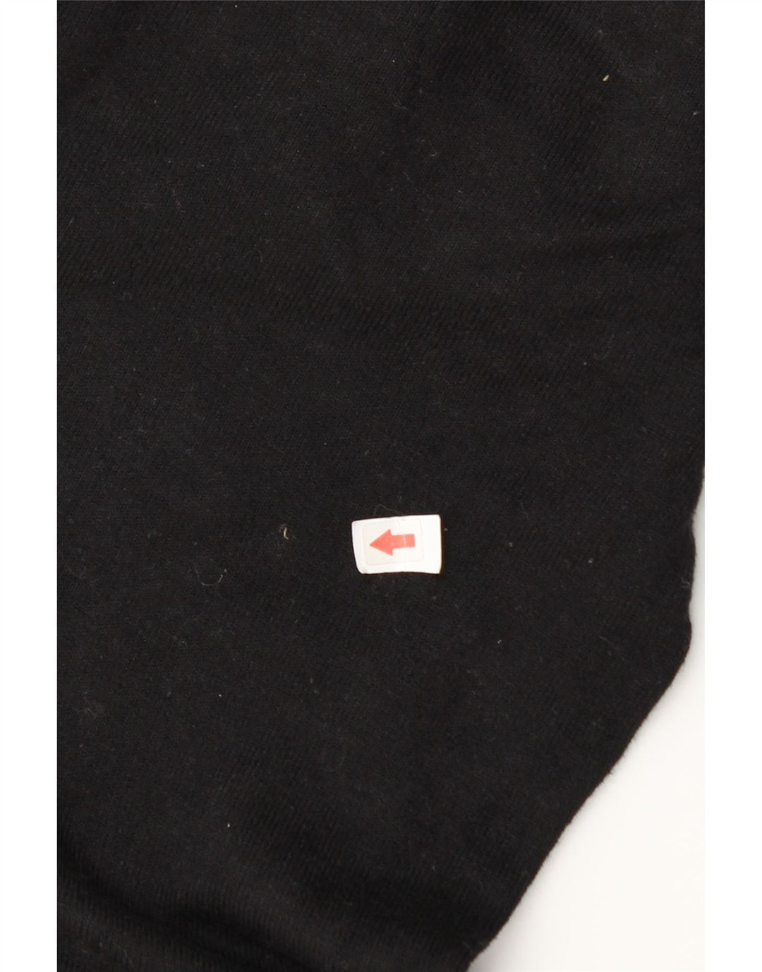 Zara Pull col en V pour femme UK 12 Rayonne noire moyenne