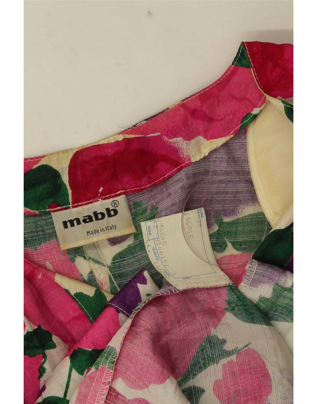 mabb Veste Blazer 4 Boutons Femme IT 42 Medium Multicolore Floral