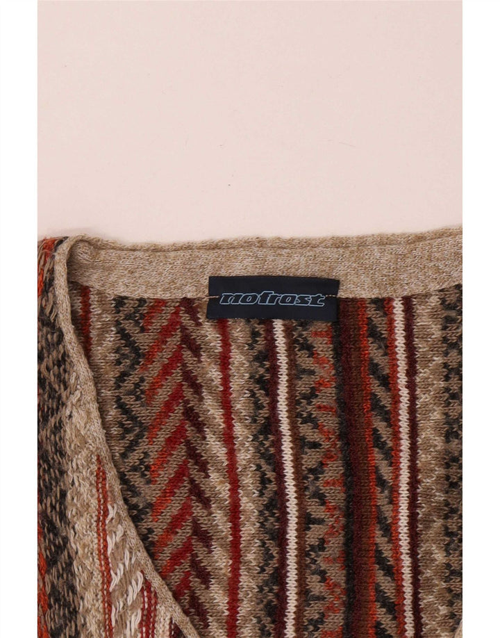 gilet homme vintage grand rayé multicolore