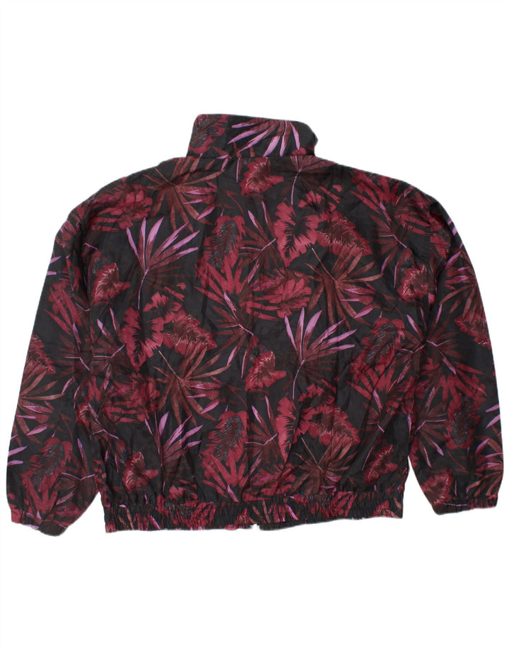 R&R Veste bomber surdimensionnée pour femme UK 14/16 Grand motif floral multicolore