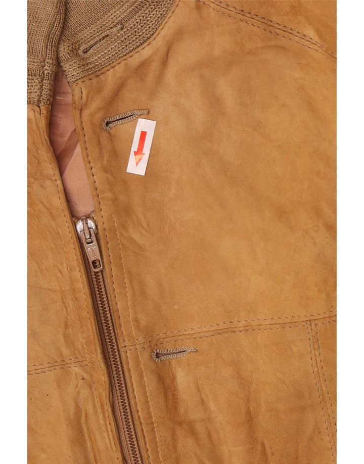 Jean Jacques Veste en daim pour homme EU 48 Cuir marron moyen