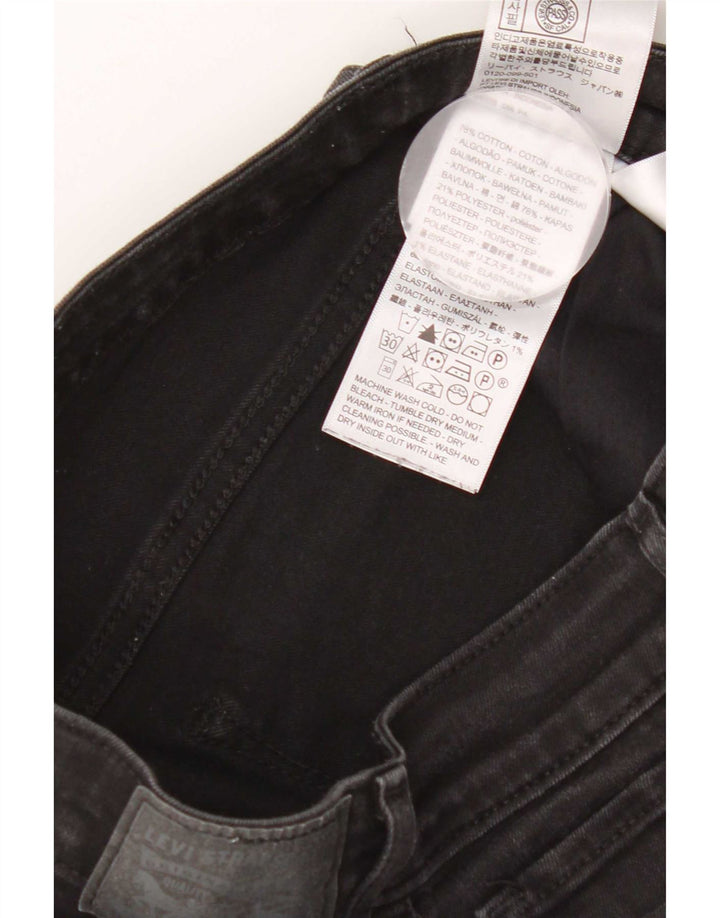 Levi's Jean Slim 712 Femme W27 L30 Coton Noir