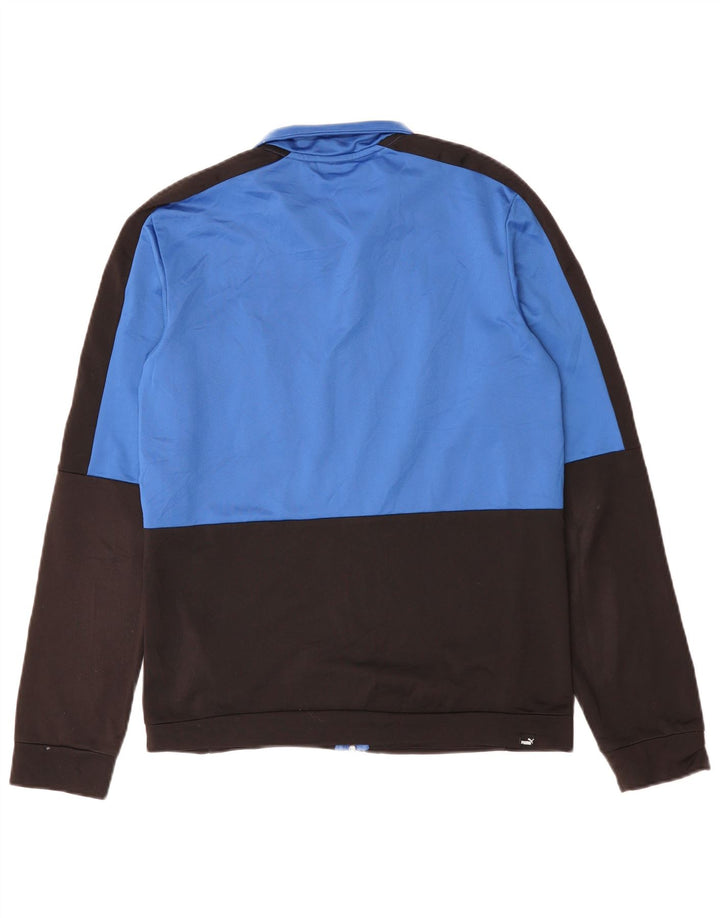 Puma Veste de Survêtement Graphique Garçon 15-16 ans Bleu Colorblock