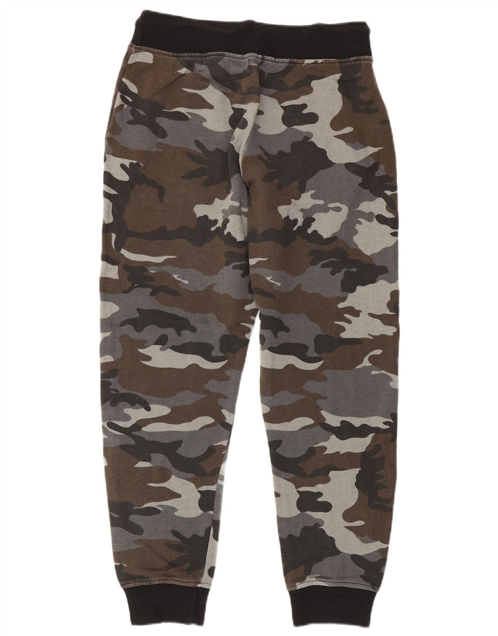 Converse Pantalon de survêtement pour homme en coton camouflage gris Taille L