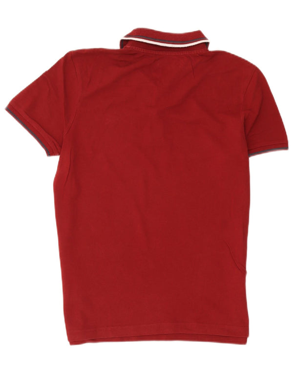 Diadora Polo Homme Petit Bordeaux Rayé