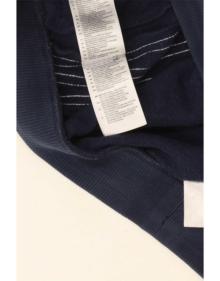 Adidas Short de sport graphique pour homme en coton bleu marine moyen