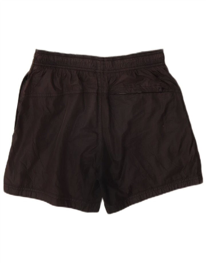 Calvin Klein Short de bain graphique pour hommes, petit, marron, polyester