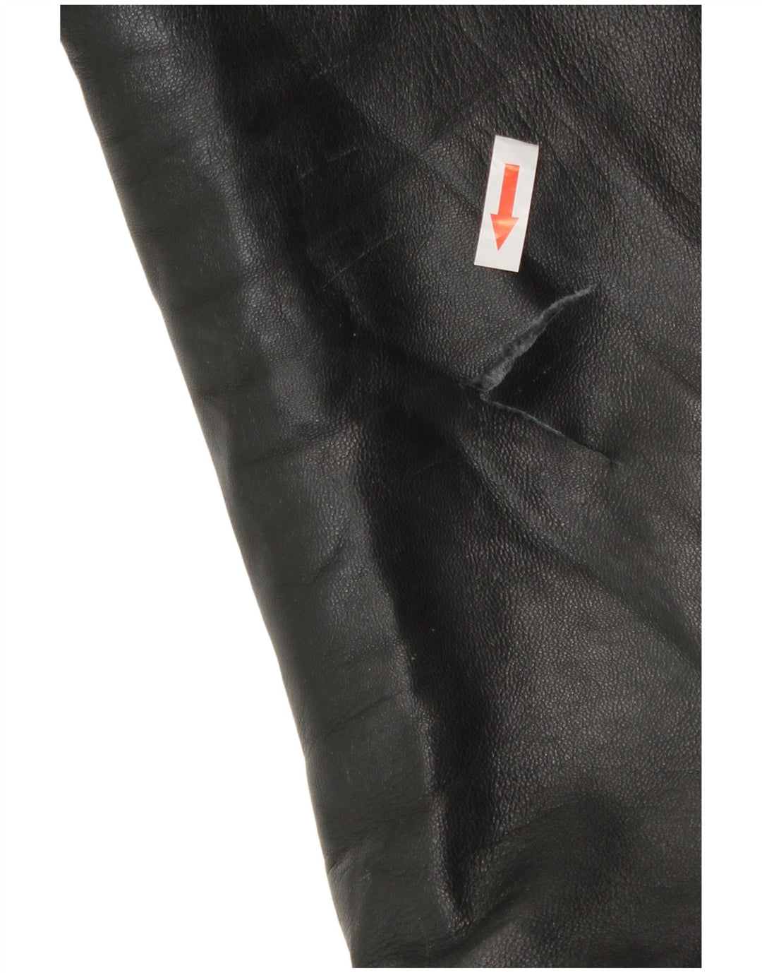 Rochas Veste en cuir pour homme UK 40 Grand cuir noir