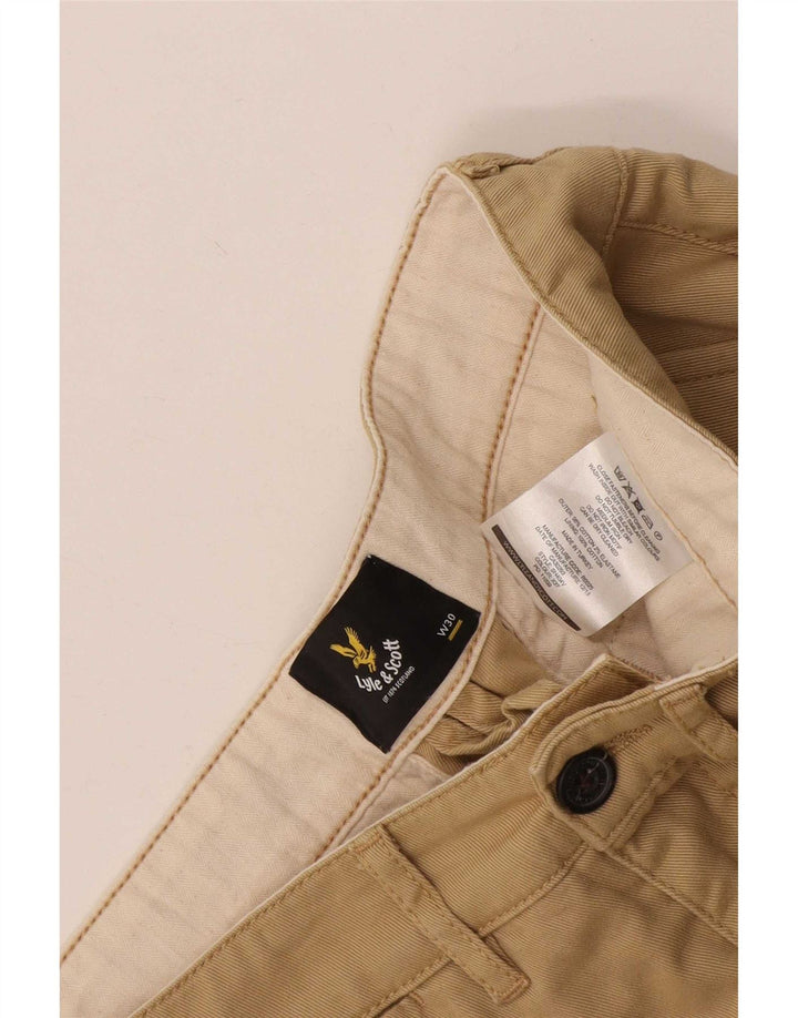 Lyle & Scott Short Chino Homme W30 Coton Beige Moyen