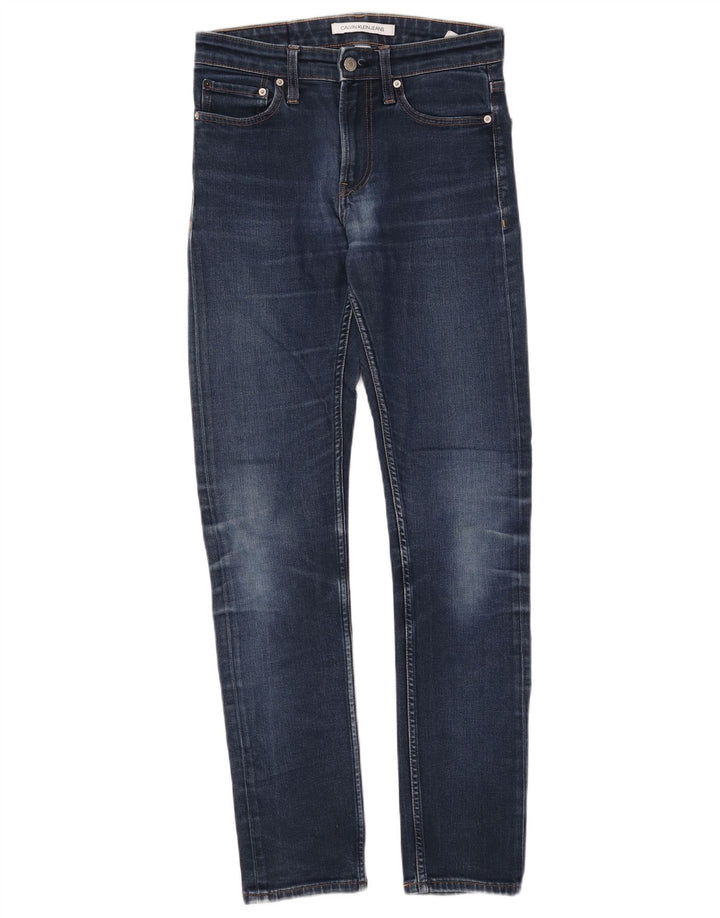 Calvin Klein Jean Slim Homme W28 L32 Bleu Coton
