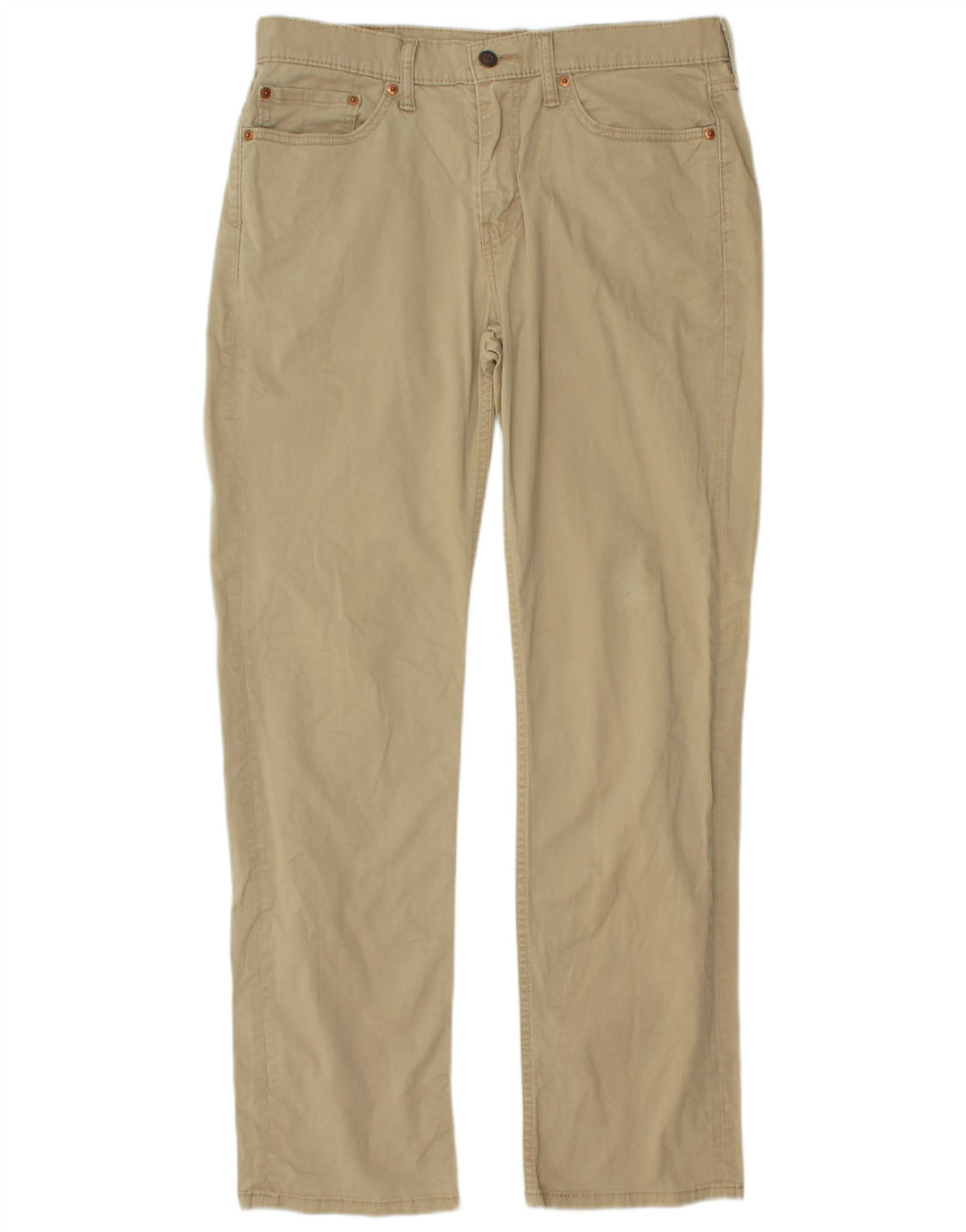 LEVI'S Pantalon Chino Droit Homme W32 L32 Beige Coton