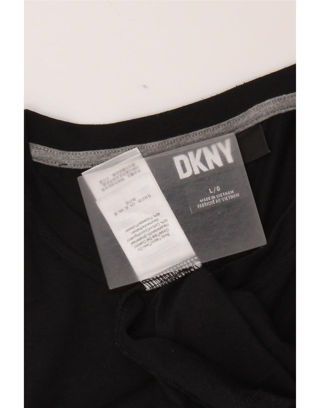 Dkny T-Shirt Homme Haut Grand Coton Noir