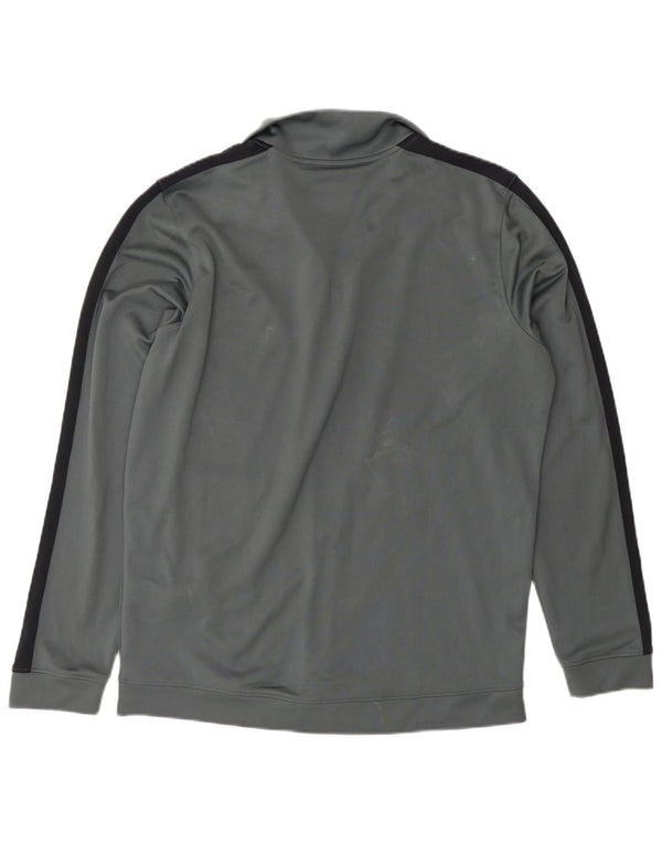Under Armour Veste de Survêtement Regular Fit Homme Gris Moyen Colourblock